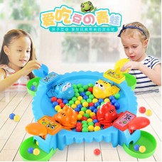 創意小青蛙吃豆豆遊戲 愛吃豆豆的青蛙 親子桌面遊戲 桌遊