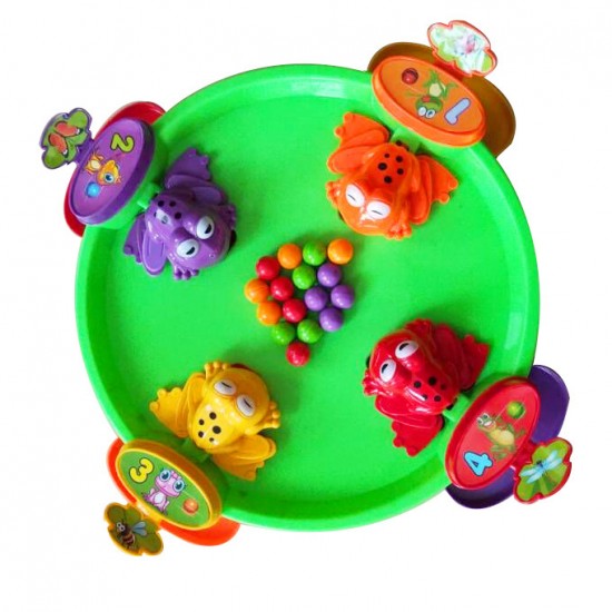 創意小青蛙吃豆豆遊戲 愛吃豆豆的青蛙 親子桌面遊戲 桌遊