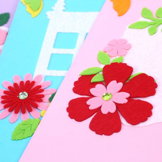 母親節父親節賀卡 美勞課 幼兒園兒童手工DIY材料包 創意立體賀卡