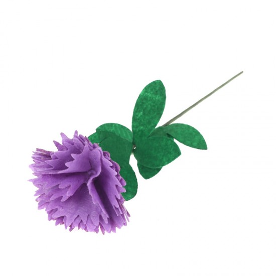 母親節禮物 康乃馨DIY材料包 幼兒園兒童 美勞課  免剪裁不織布