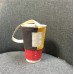 撞色拼接飲料杯袋 環保手搖杯提袋 可摺疊收納杯套