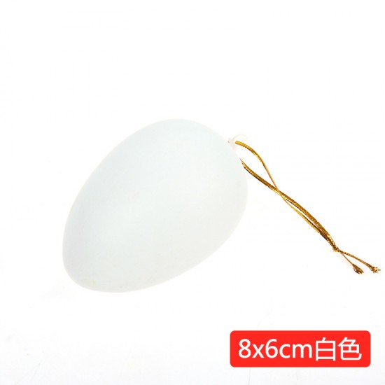 復活節彩蛋 DIY實木仿真彩繪雞蛋 手工彩繪雞蛋