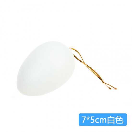 復活節彩蛋 DIY實木仿真彩繪雞蛋 手工彩繪雞蛋