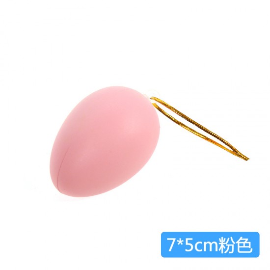 復活節彩蛋 DIY實木仿真彩繪雞蛋 手工彩繪雞蛋