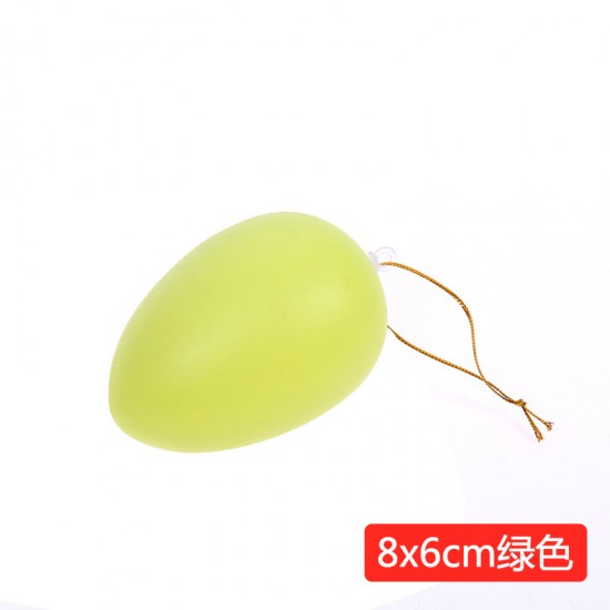 復活節彩蛋 DIY實木仿真彩繪雞蛋 手工彩繪雞蛋