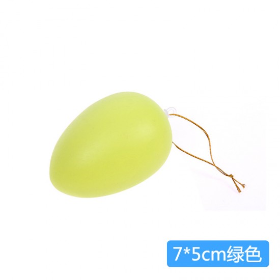 復活節彩蛋 DIY實木仿真彩繪雞蛋 手工彩繪雞蛋