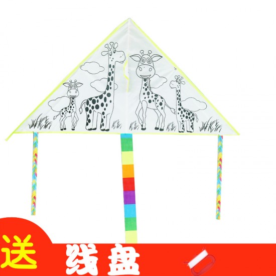 兒童手繪著色風箏 幼兒教學手工DIY材料包