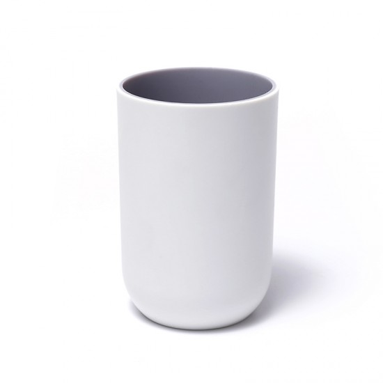 清新簡約漱口杯 創意雙色刷牙杯 情侶水杯