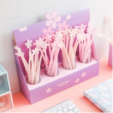 韓國夜光櫻花中性筆 粉嫩少女系原子筆