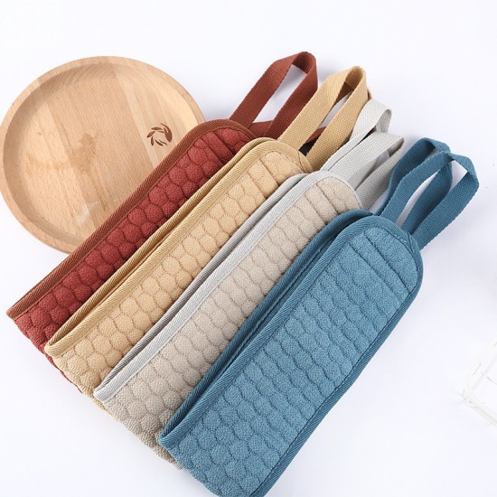 加厚雙面搓背巾 洗澡沐浴條 長條搓澡巾