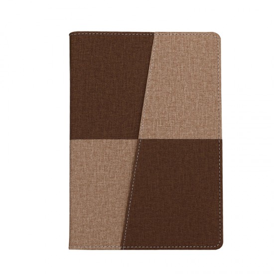 A5商務筆記本 辦公文具 撞色拼接手帳 學生日記本 記事本禮品