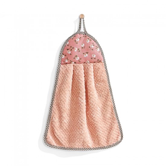 速乾珊瑚絨擦手巾 掛式吸水毛巾 加厚 不掉毛