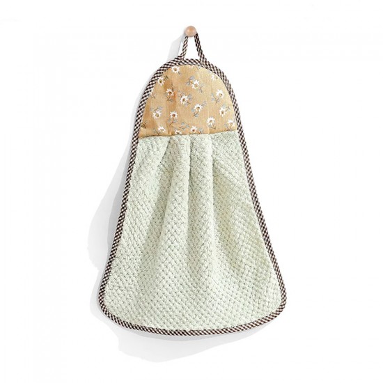 速乾珊瑚絨擦手巾 掛式吸水毛巾 加厚 不掉毛