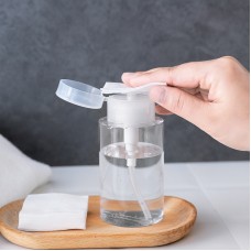 旅行必備按壓式分裝瓶 透明空瓶 化妝水卸妝水瓶