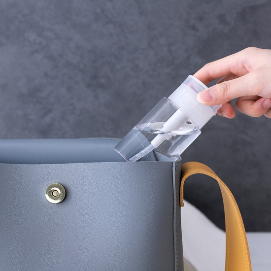 旅行必備按壓式分裝瓶 透明空瓶 化妝水卸妝水瓶