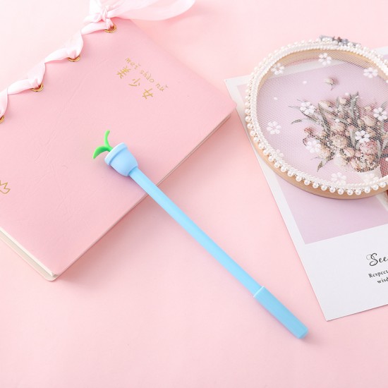 療癒盆栽造型中性筆 辦公用品 學生文具