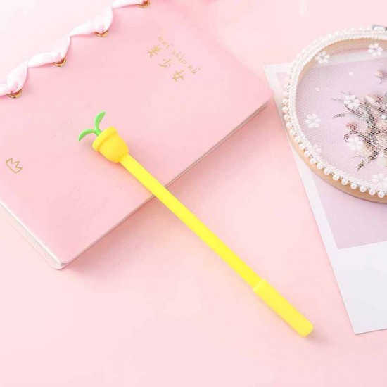 療癒盆栽造型中性筆 辦公用品 學生文具