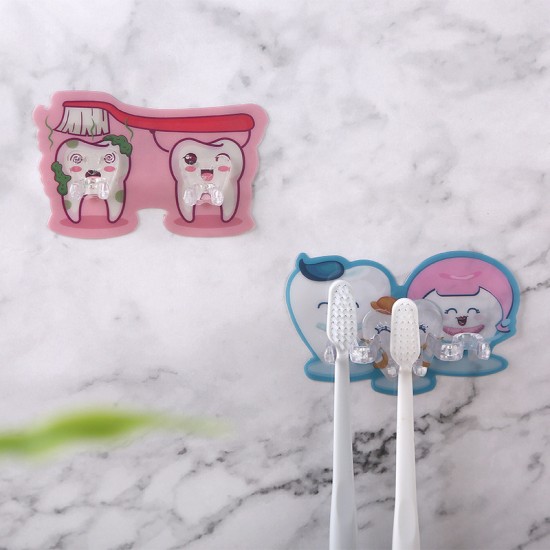 狠牢固黏貼式牙刷架 充電線插頭收納掛勾