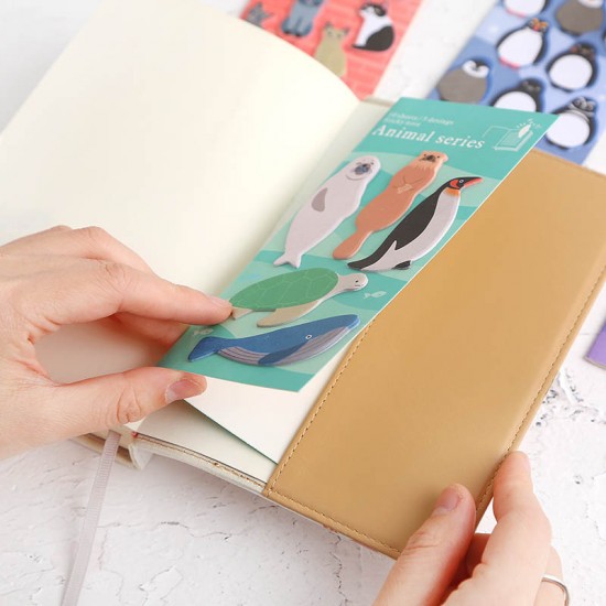 動物系列便利貼 創意可愛小動物N次貼 留言貼