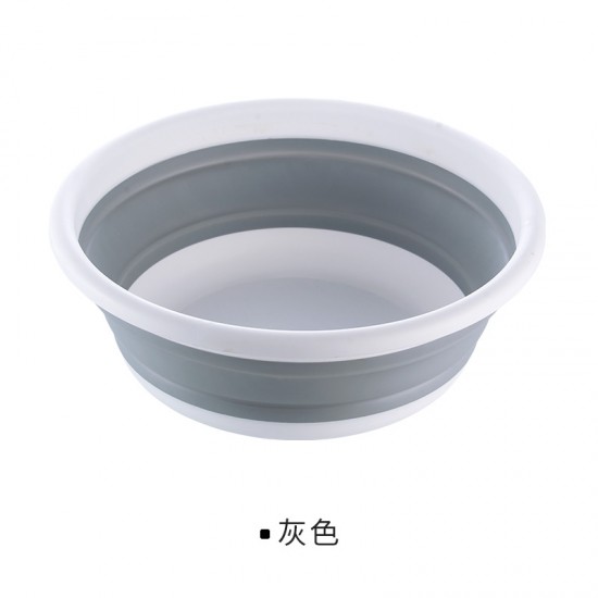 伸縮摺疊臉盆 居家摺疊洗菜盆 塑膠臉盆 洗腳盆