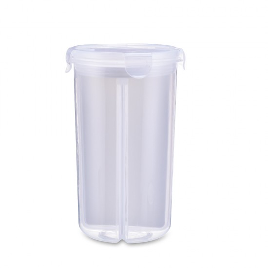 透明分隔密封罐 五穀雜糧儲物罐 多功能乾糧收納盒 保鮮盒