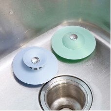 按壓防臭水槽濾網 排水口水槽過濾網 廚房防堵塞按壓式水槽塞