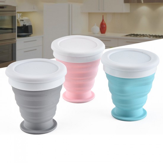 伸縮矽膠摺疊水杯 戶外旅行必備水杯 摺疊漱口杯