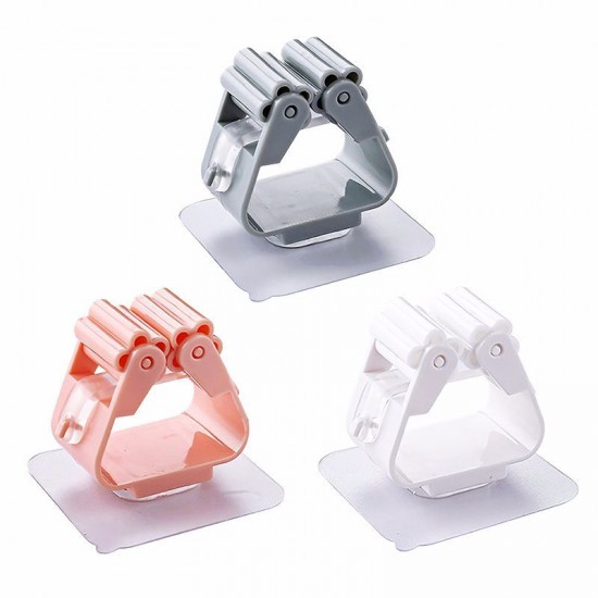 無痕拖把掛夾 拖把掃具掛勾 拖把的家 拖把收納架