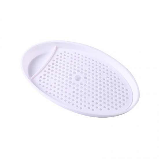 橢圓水餃瀝水盤 創意家用分隔水餃盤 醬醋餃子盤