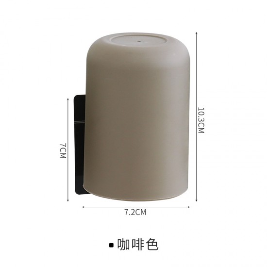 無痕牙刷杯收納架 塑膠簡約壁掛式牙刷架 創意浴室收納掛勾
