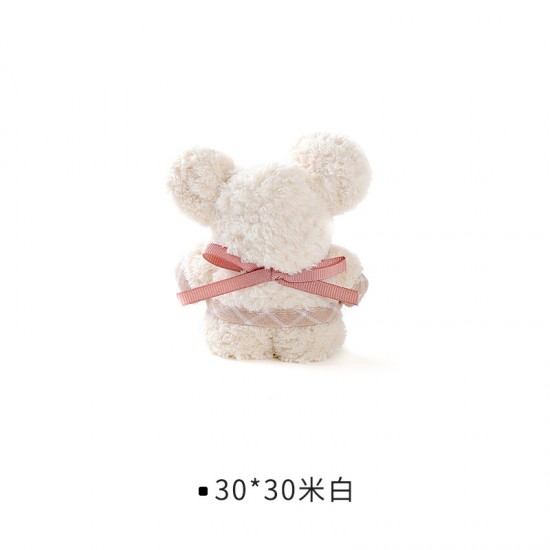 創意小熊造型毛巾 珊瑚絨吸水毛巾 造型毛巾