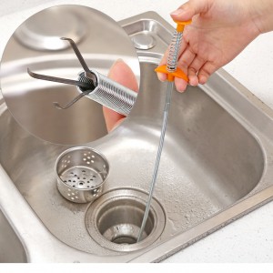 可彎曲管道取物器 清潔必備 水管清潔疏通器 不鏽鋼取物器