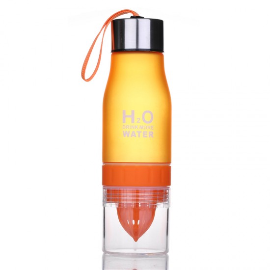 七彩檸檬榨汁杯 磨砂創意隨手杯 茶葉花茶水杯 水壺