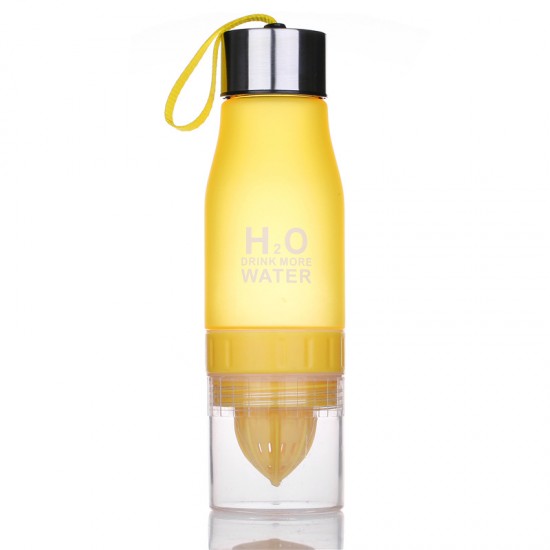 七彩檸檬榨汁杯 磨砂創意隨手杯 茶葉花茶水杯 水壺