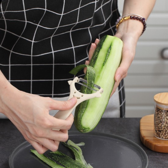 廚房笑臉多功能削皮器 居家蔬菜水果削皮刀 多功能刨刀