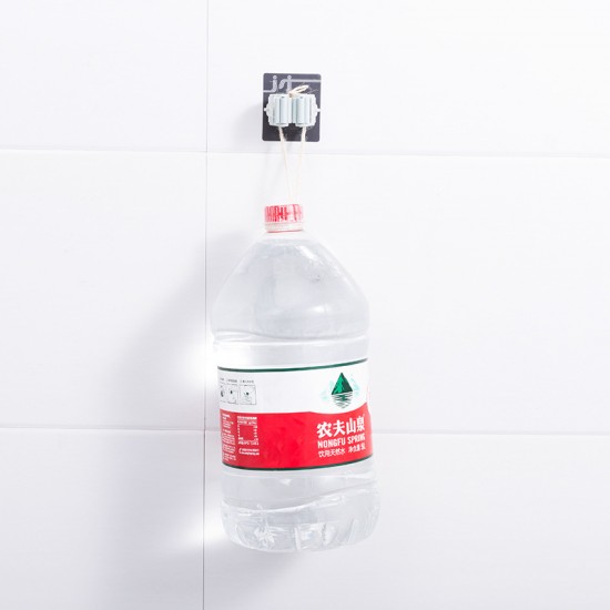 無痕壁掛式拖把掛夾 浴室收納必備掃具掛勾 拖把掃把掛架