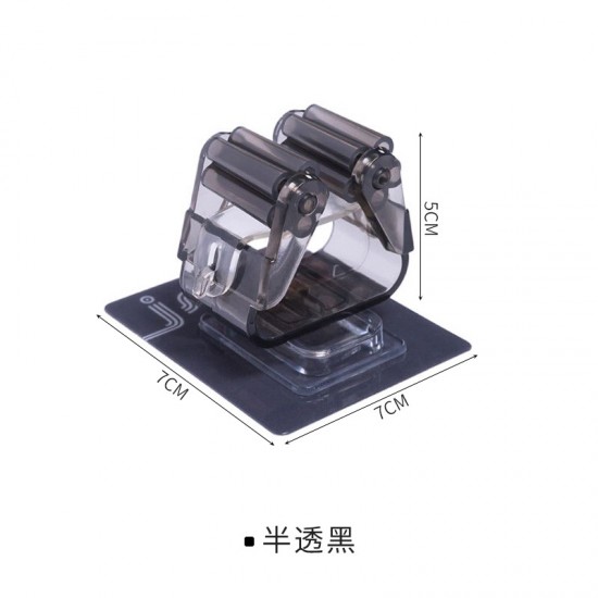 無痕壁掛式拖把掛夾 浴室收納必備掃具掛勾 拖把掃把掛架