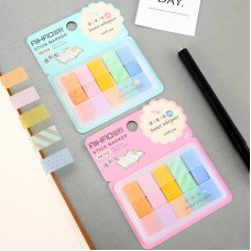 半透明防水便利貼 可愛風格分類N次貼 小清新抽取式索引貼