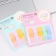 半透明防水便利貼 可愛風格分類N次貼 小清新抽取式索引貼