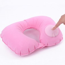 旅行按壓式自動充氣枕 方便攜帶U型枕 辦公必備午睡枕