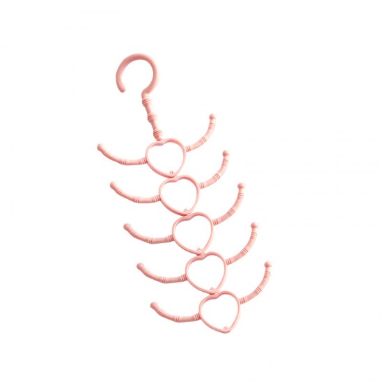 可旋轉多爪領帶絲巾衣架 創意10爪圍巾衣帽架 塑膠掛勾 鞋架