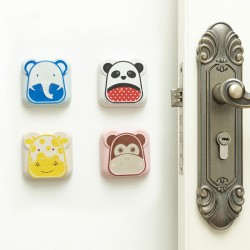 可愛矽膠門後防撞墊 靜音門把緩衝墊 門把防撞墊