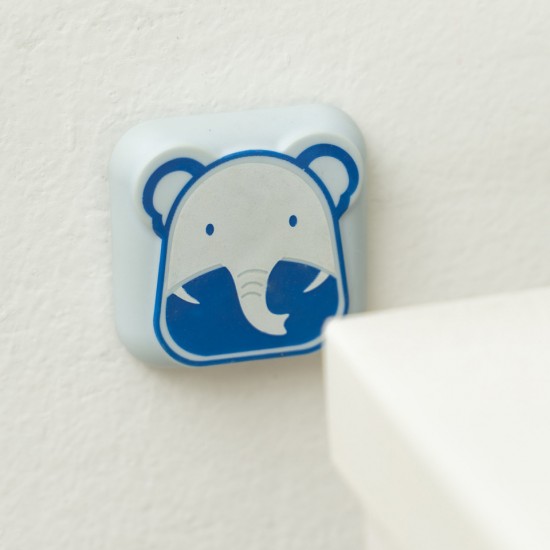 可愛矽膠門後防撞墊 靜音門把緩衝墊 門把防撞墊