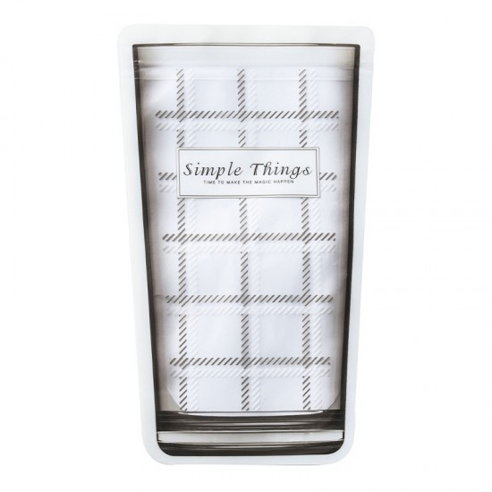 水杯造型密封保鮮袋 零食餅乾零嘴保鮮袋 食品密封袋 防潮收納袋 4個裝