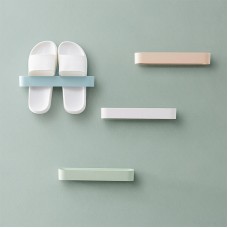 立體無痕壁掛式鞋架 超省空間室內拖鞋收納架 浴室無痕鞋架