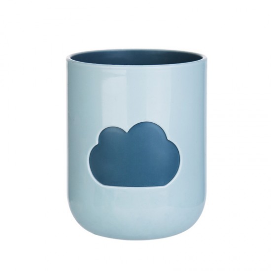 雙色雲朵造型漱口杯 創意家用情侶牙刷杯 居家必備洗漱杯 杯子