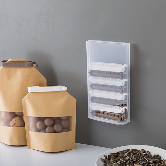 壁掛式食品密封夾 廚房必備封口夾 零食食物保鮮密封夾