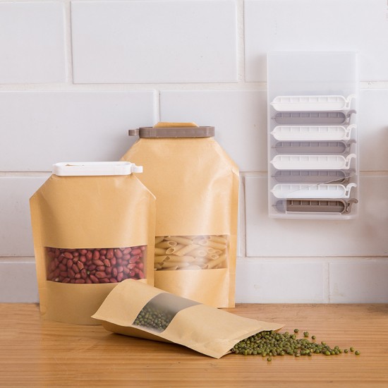 壁掛式食品密封夾 廚房必備封口夾 零食食物保鮮密封夾