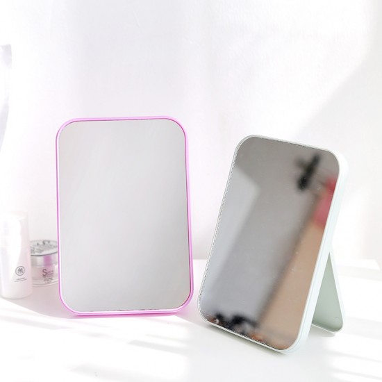 摺疊大號方形公主鏡 方便攜帶化妝鏡 單面摺疊化妝鏡 梳妝鏡 鏡子