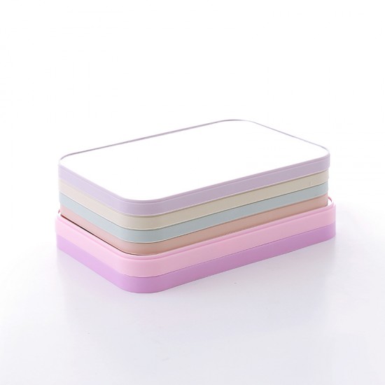 摺疊大號方形公主鏡 方便攜帶化妝鏡 單面摺疊化妝鏡 梳妝鏡 鏡子